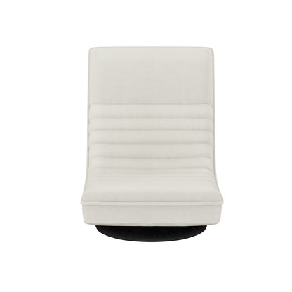 Artiss 4XFloor Chair Lounge Sofa Swivel Foldable Linen White