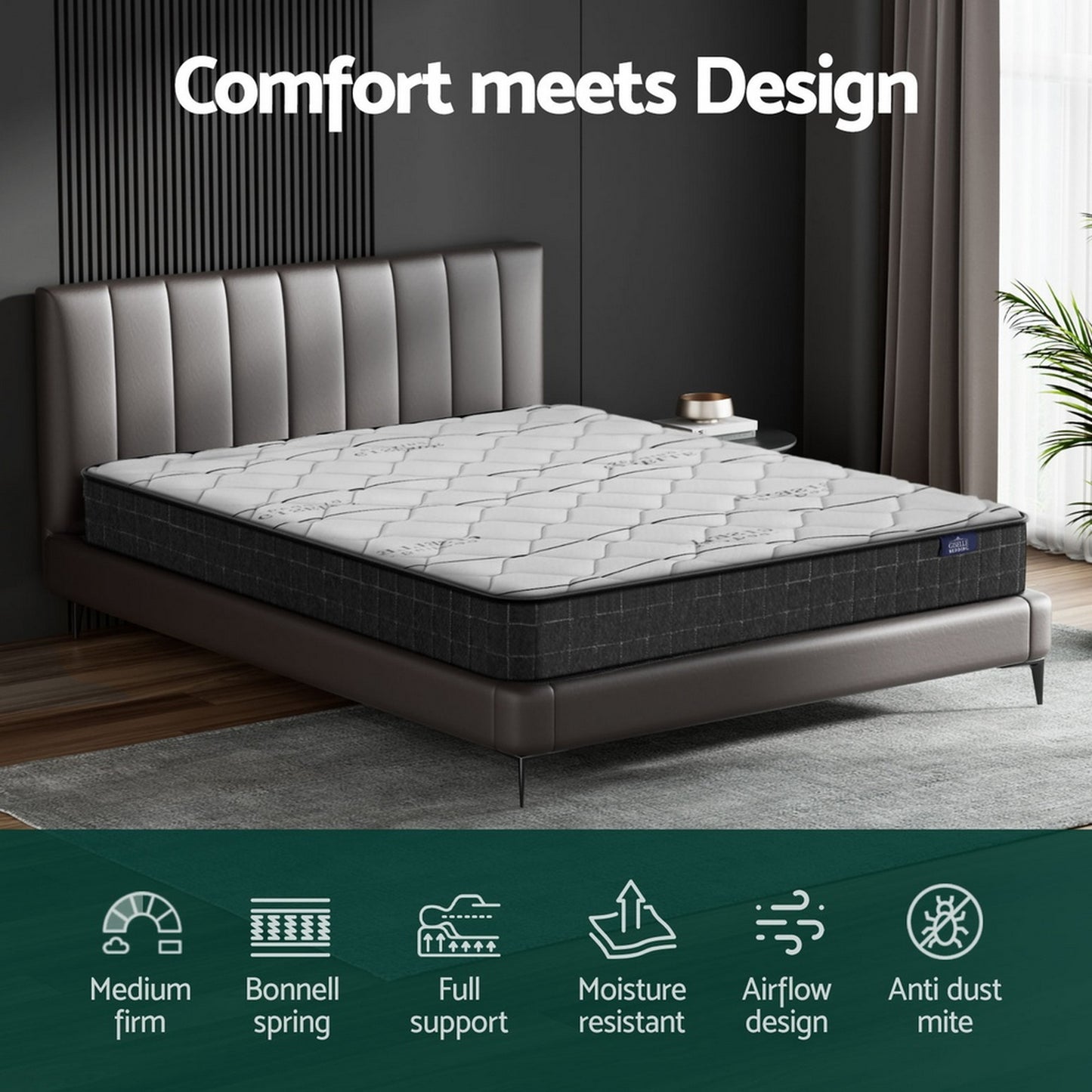 Giselle Bedding 16cm Mattress Medium Firm King