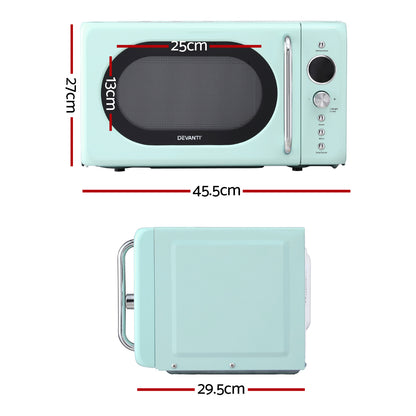 Devanti 20L Microwave Oven 700W Green