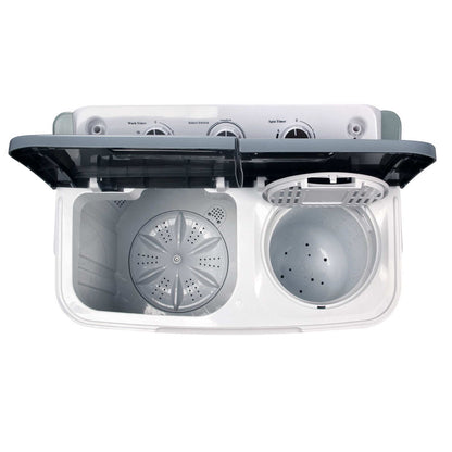 Devanti Portable Washing Machine Twin Tub 4.6KG White