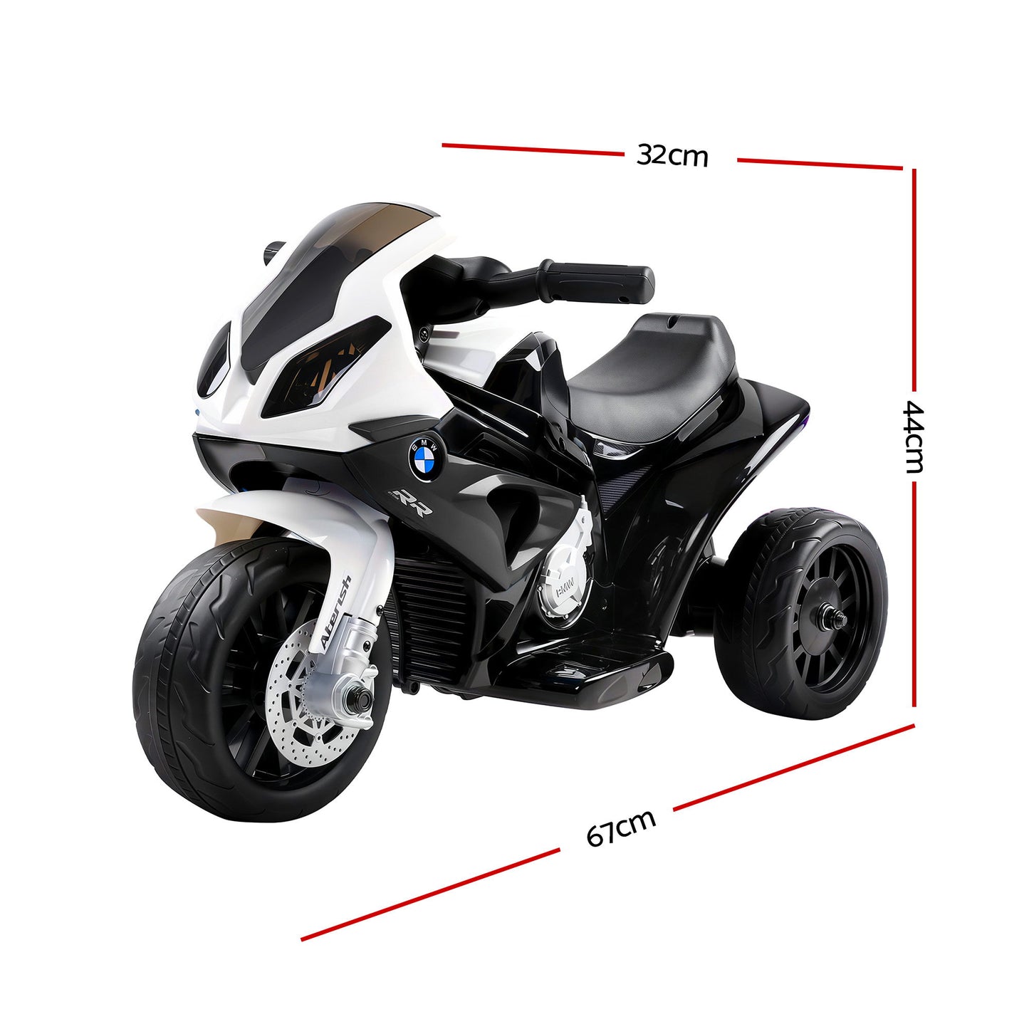 Kids Ride On Car Electric Ride On Cars Motorcycle Motorbike BMW Licensed S1000RR Black