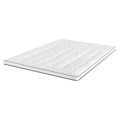 Giselle Bedding Pillowtop Mattress Topper 5cm Thick Mattress Pad for Back Pain Relief & Old Beds Machine Washable 500GSM Breathable Protector Double